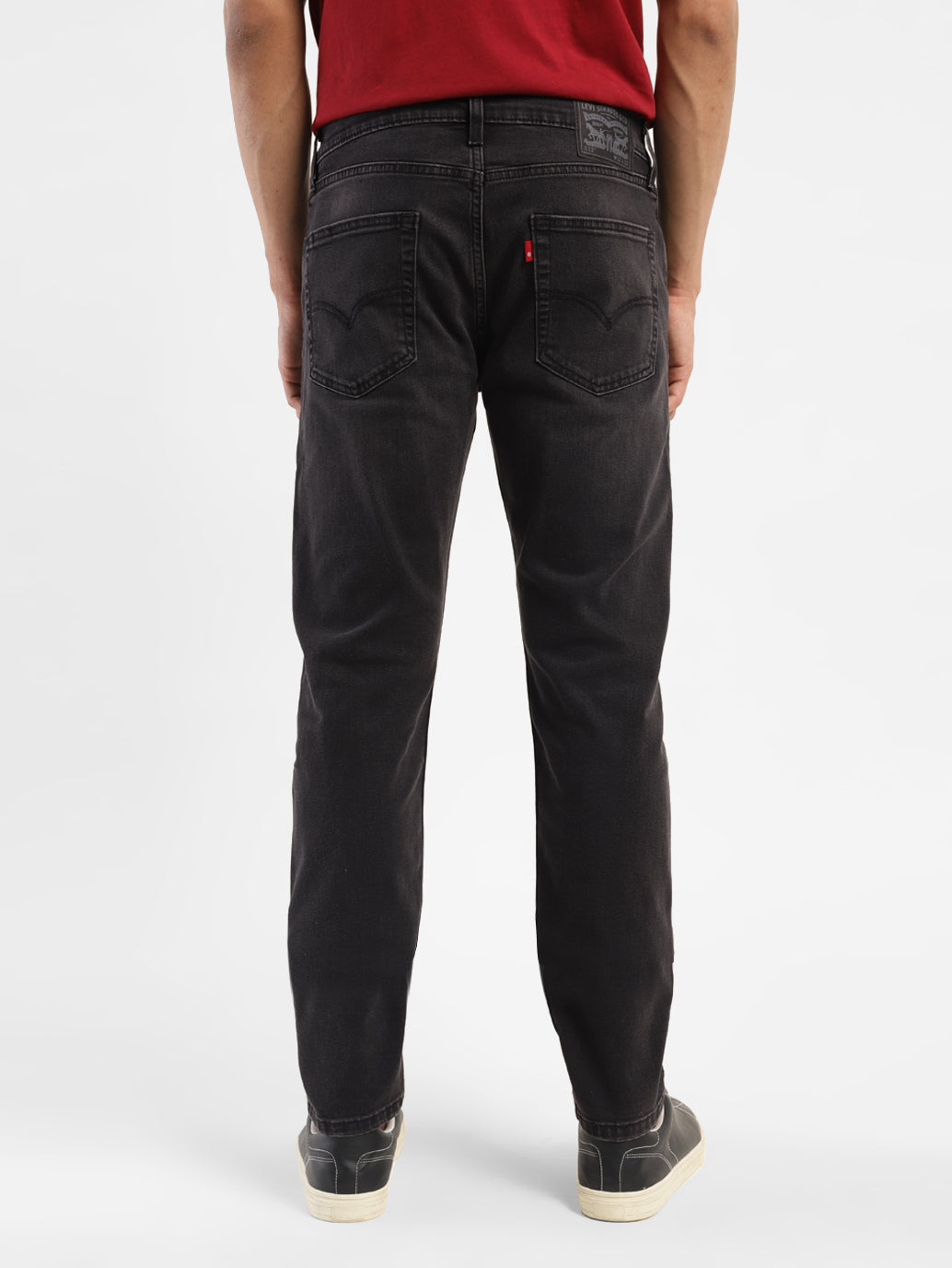 Men's 512 Black Slim Tapered Fit Mid Rise Jeans