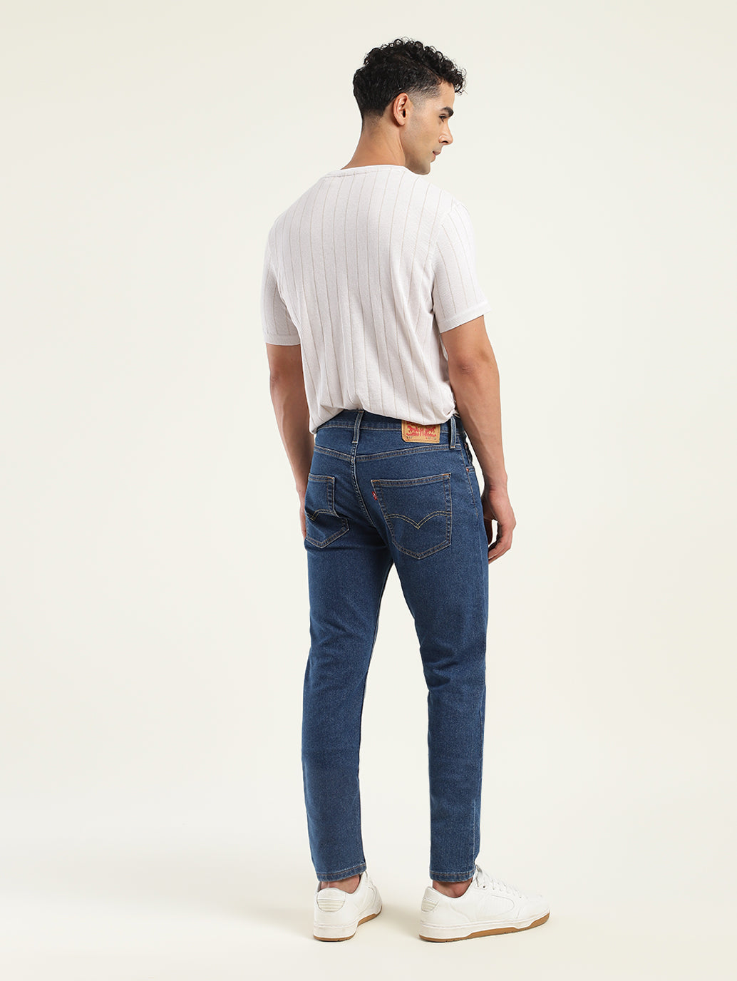Men's 512 Blue Slim Tapered Fit Mid Rise Jeans