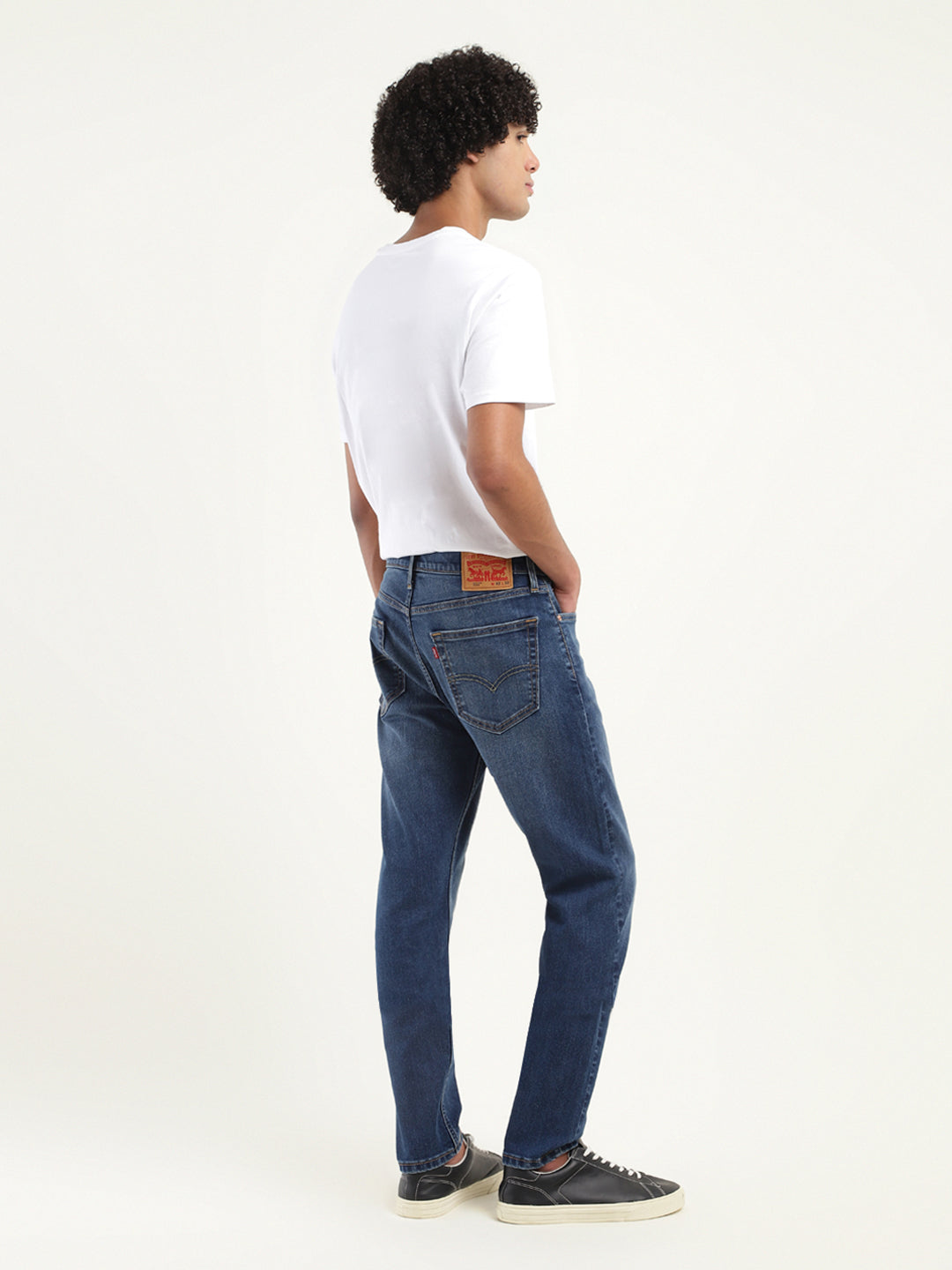 Men's 512 Blue Slim Tapered Fit Mid Rise Jeans