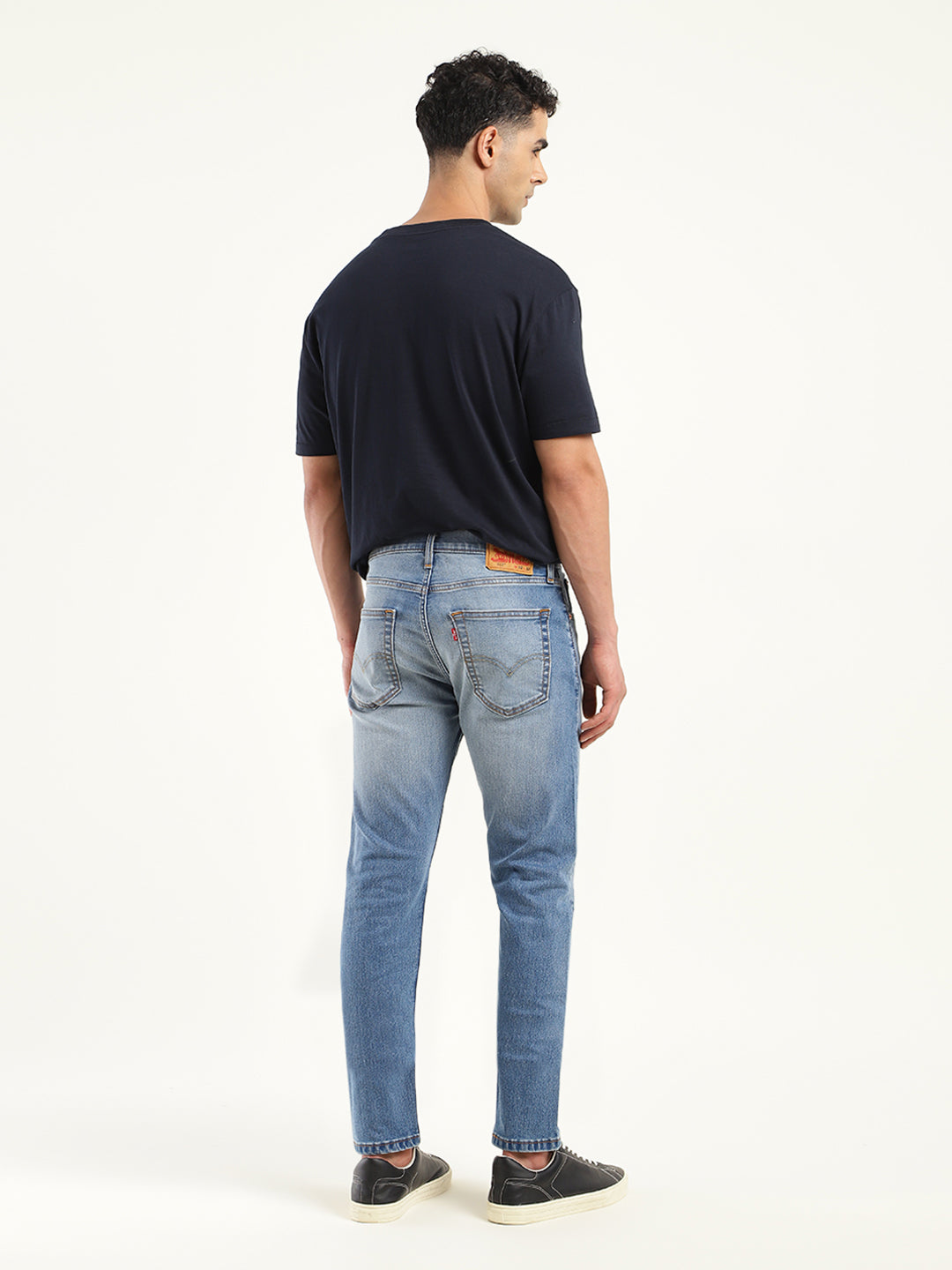 Men's 512 Blue Slim Tapered Fit Mid Rise Jeans