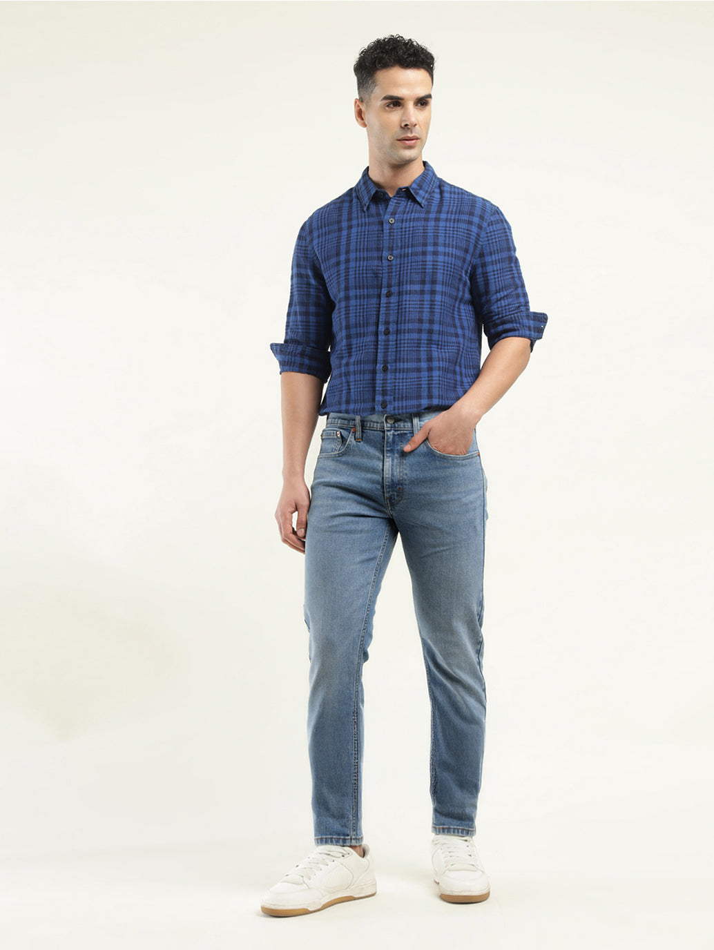 Men's 512 Indigo Slim Tapered Fit Mid Rise Jeans