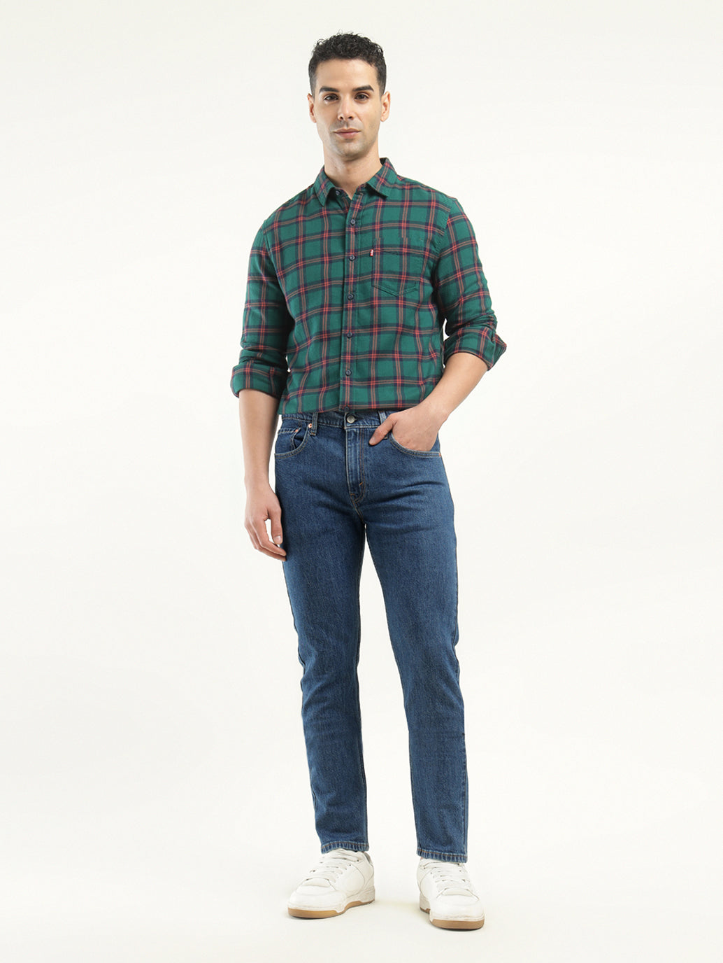 Men's 512 Indigo Slim Tapered Fit Mid Rise Jeans
