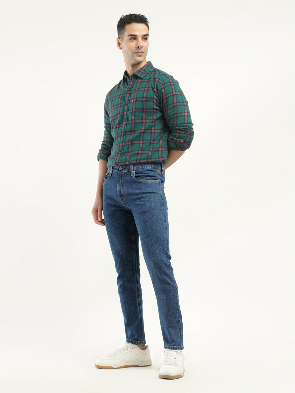 Men's 512 Indigo Slim Tapered Fit Mid Rise Jeans