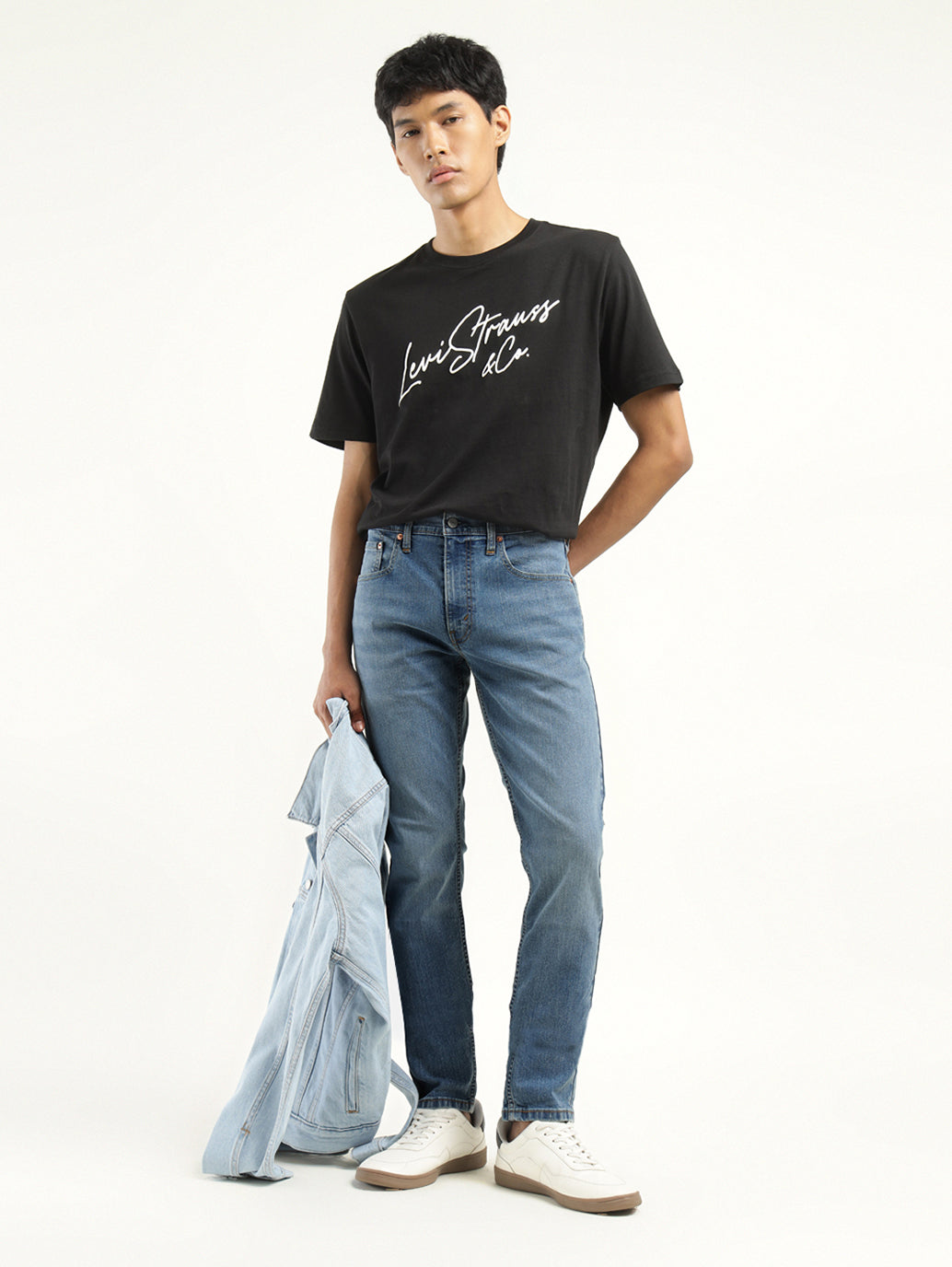 Men's 512 Indigo Slim Tapered Fit Mid Rise Jeans