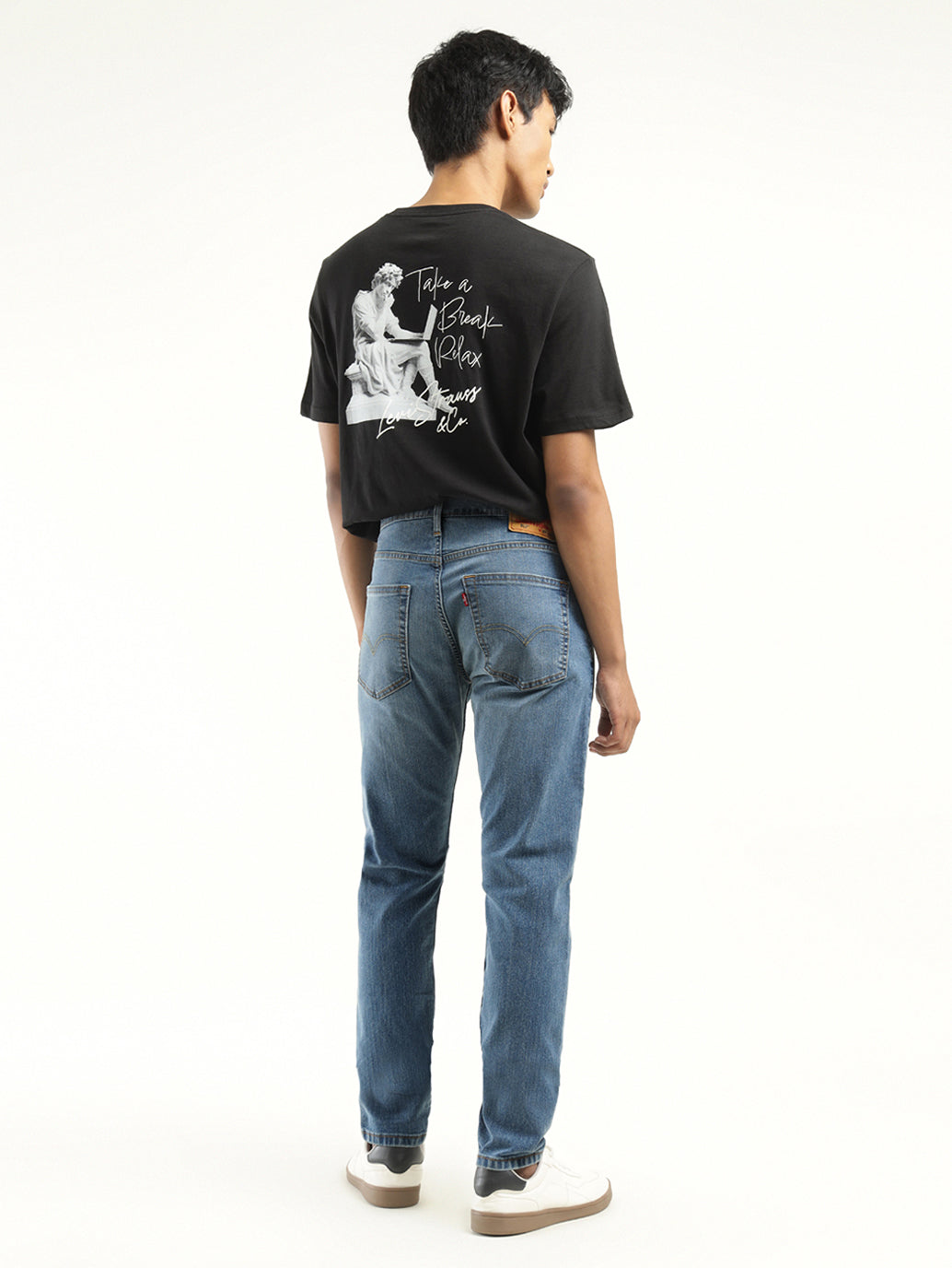 Men's 512 Indigo Slim Tapered Fit Mid Rise Jeans