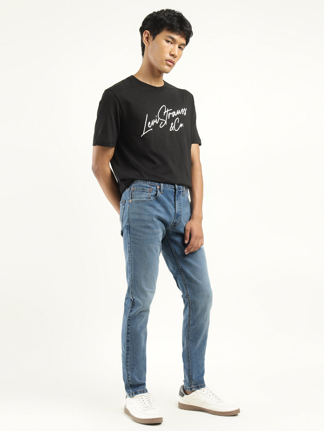 Men's 512 Indigo Slim Tapered Fit Mid Rise Jeans