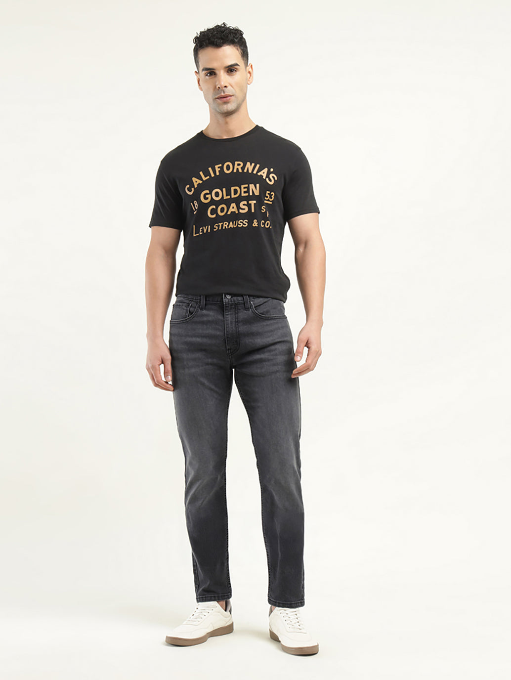 Men's 512 Black Slim Tapered Fit Mid Rise Jeans