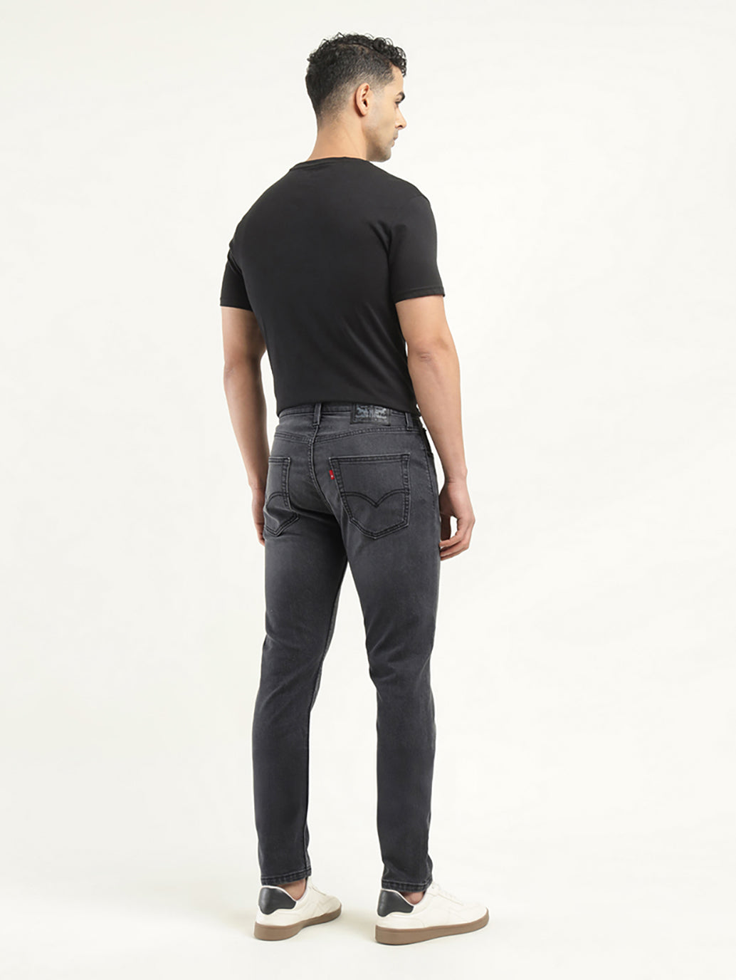 Men's 512 Black Slim Tapered Fit Mid Rise Jeans