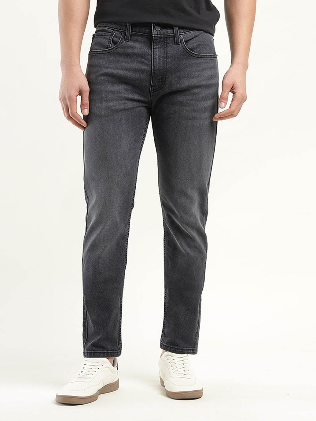 Men's 512 Black Slim Tapered Fit Mid Rise Jeans