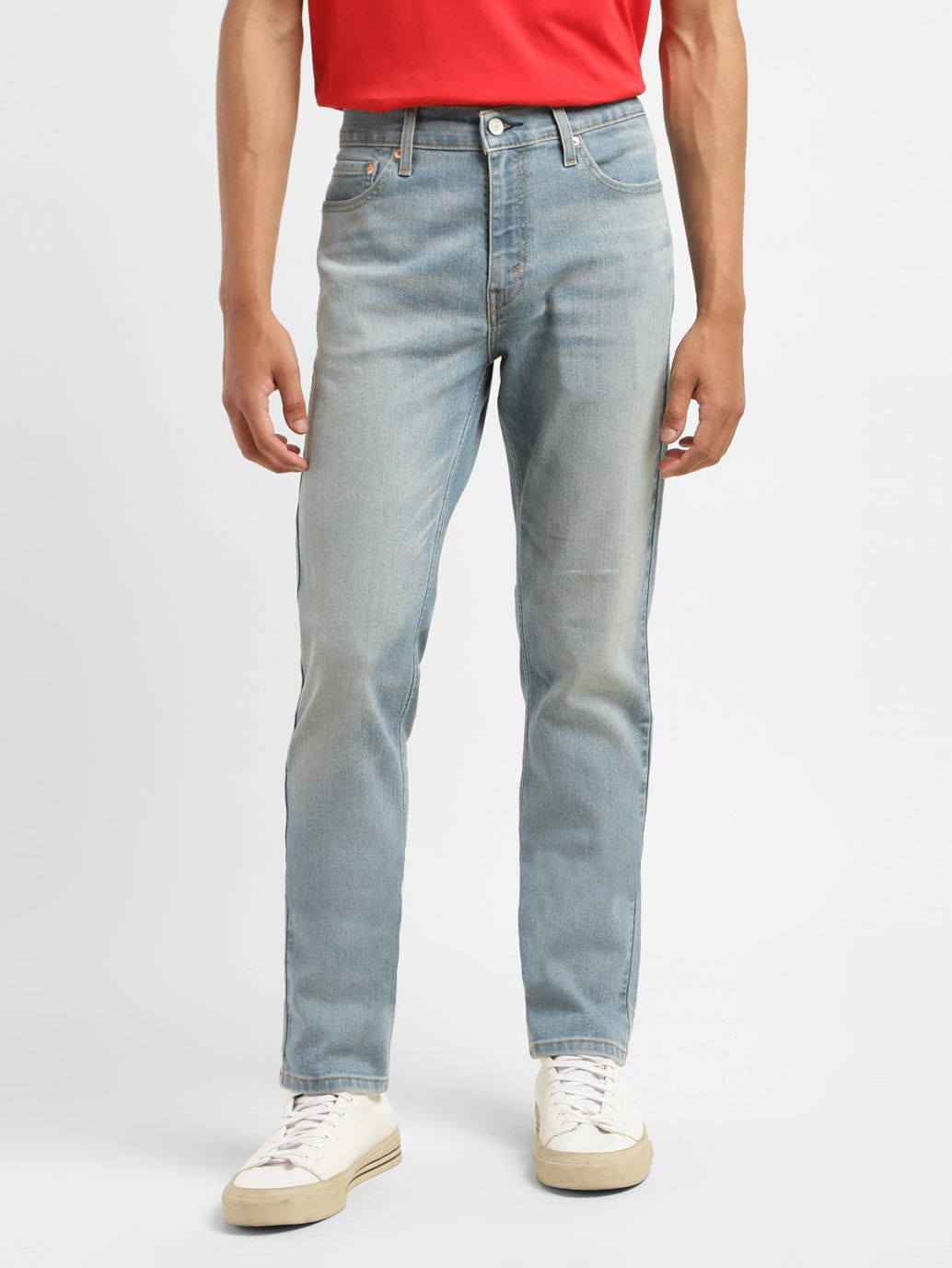 Men's 511 Light Blue Slim Fit Mid Rise Jeans