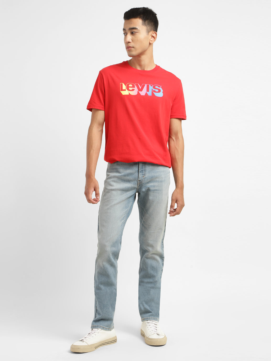 Men's 511 Light Blue Slim Fit Mid Rise Jeans