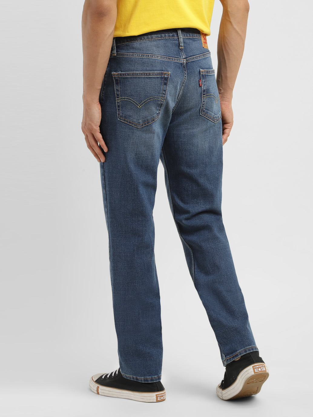 Men's 511 Blue Slim Fit Mid Rise Jeans