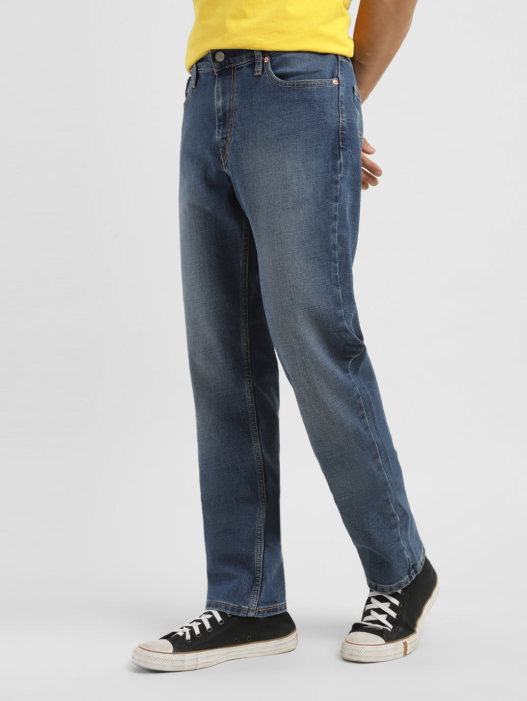 Men's 511 Blue Slim Fit Mid Rise Jeans