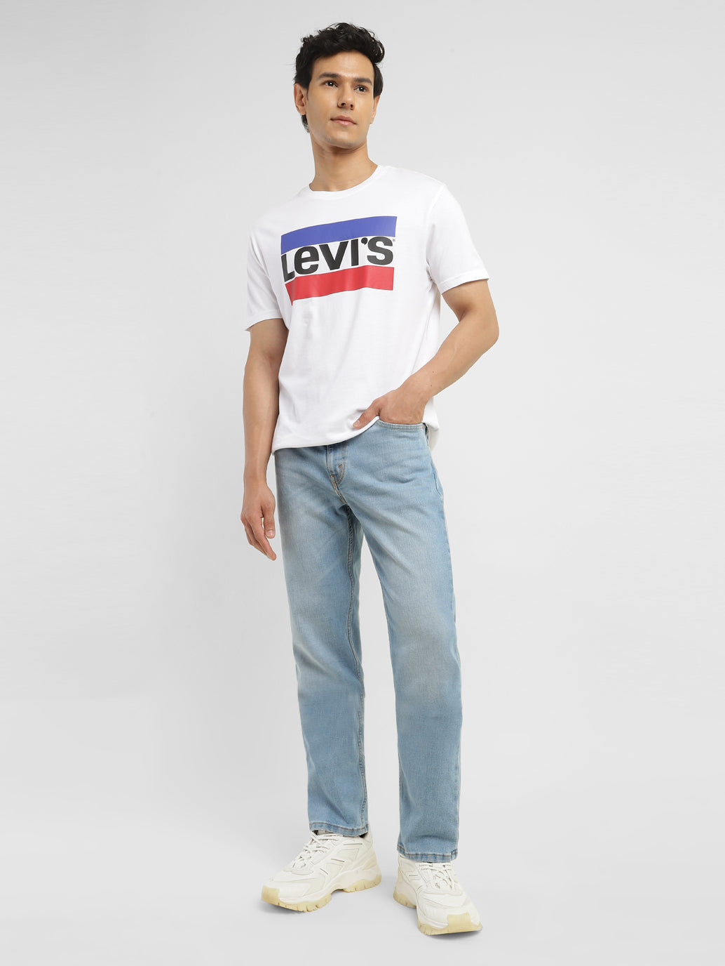 Men's 511 Blue Slim Fit Mid Rise Jeans