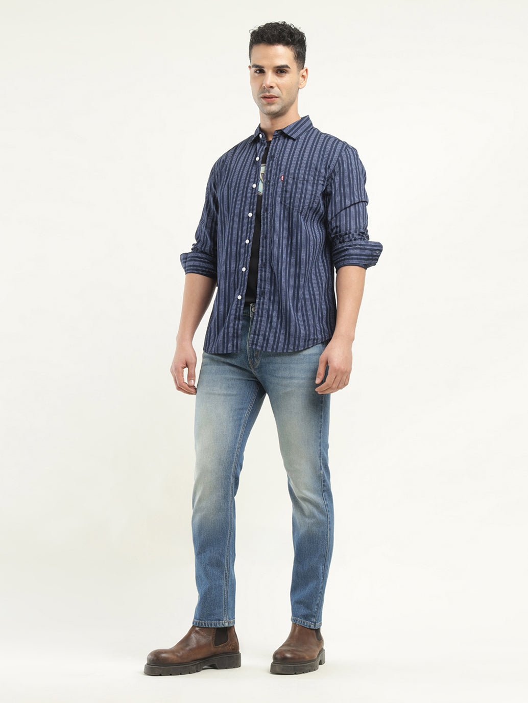 Men's 511 Indigo Slim Fit Mid Rise Jeans