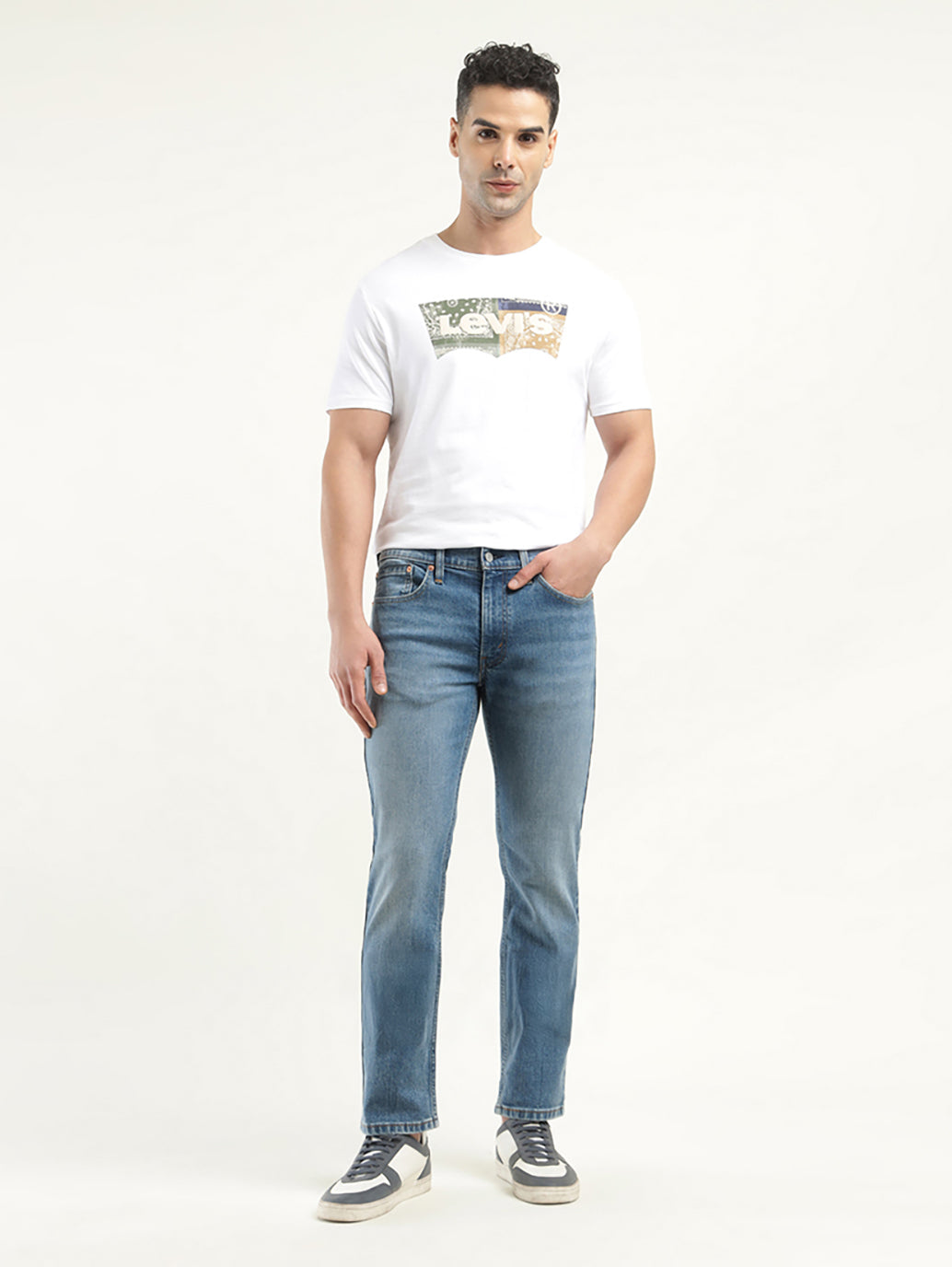 Men's 511 Indigo Slim Fit Mid Rise Jeans