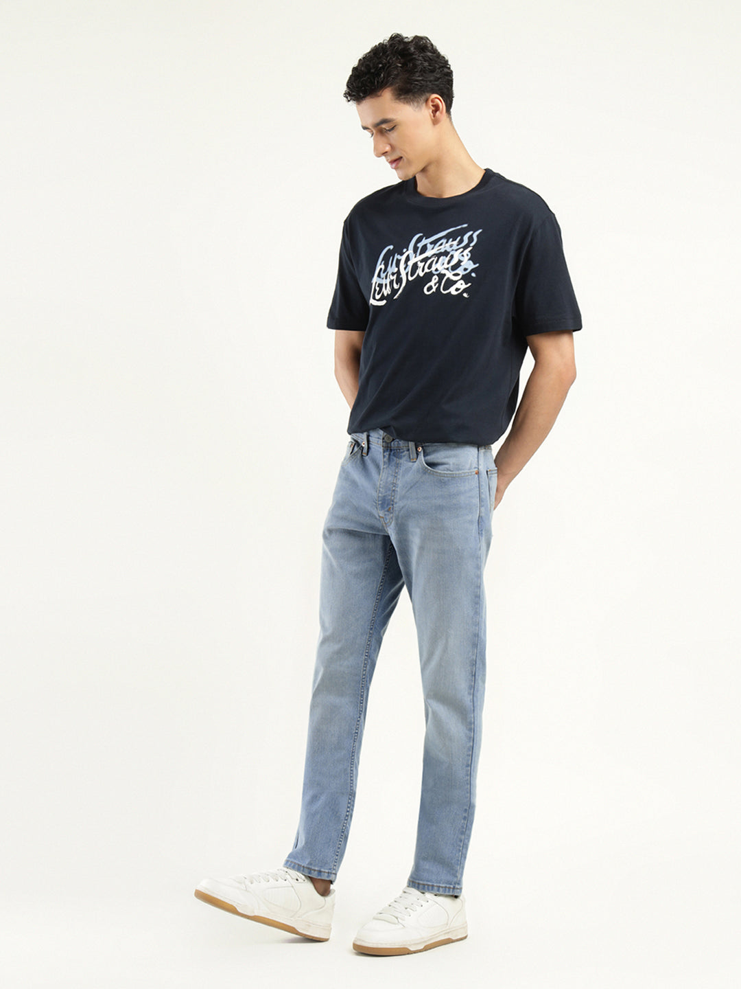Men's 511 Indigo Slim Fit Mid Rise Jeans