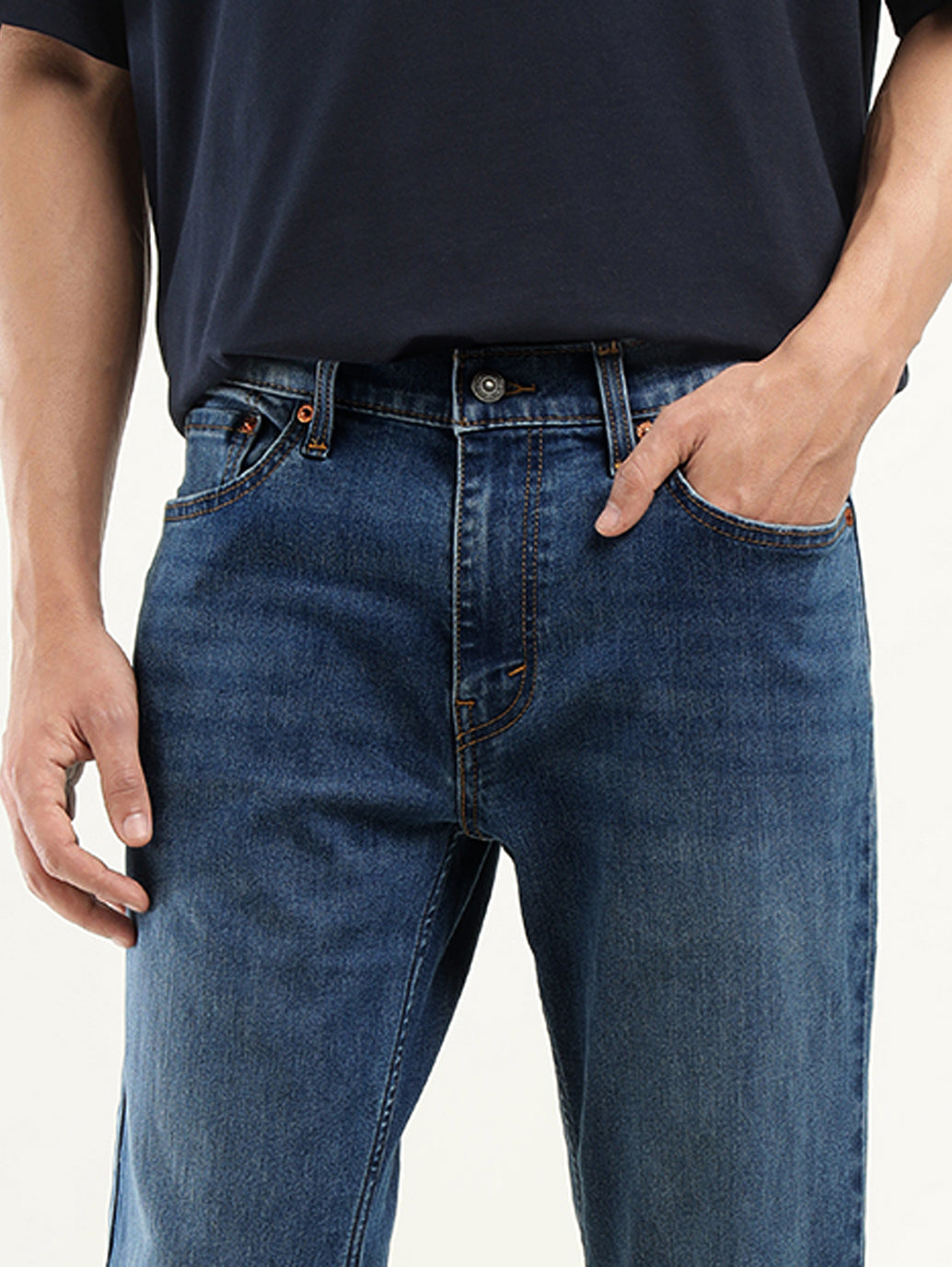 Men's 511 Indigo Slim Fit Mid Rise Jeans