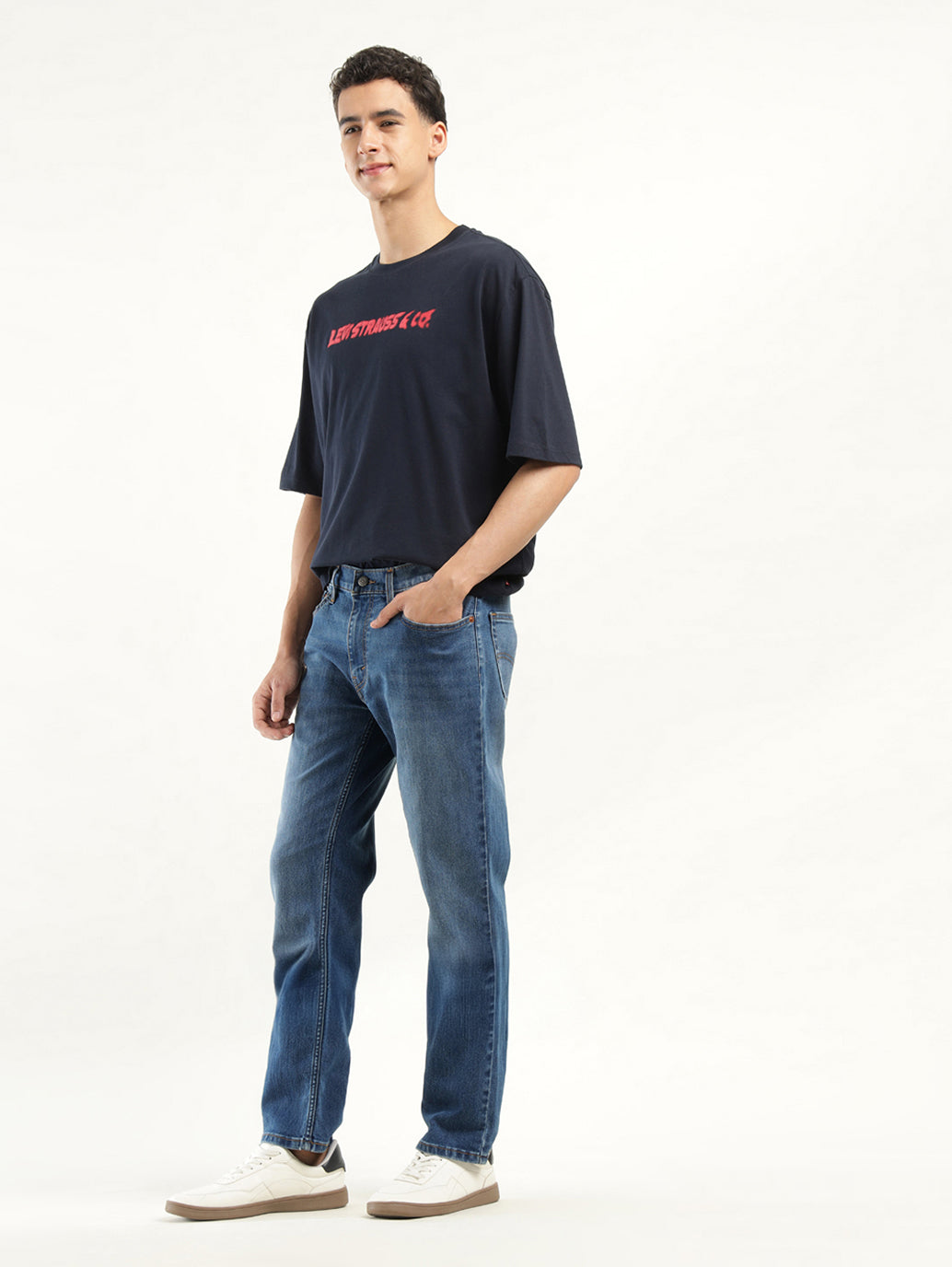 Men's 511 Indigo Slim Fit Mid Rise Jeans