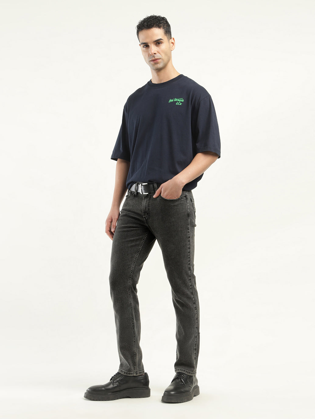 Men's 511 Black Slim Fit Mid Rise Jeans