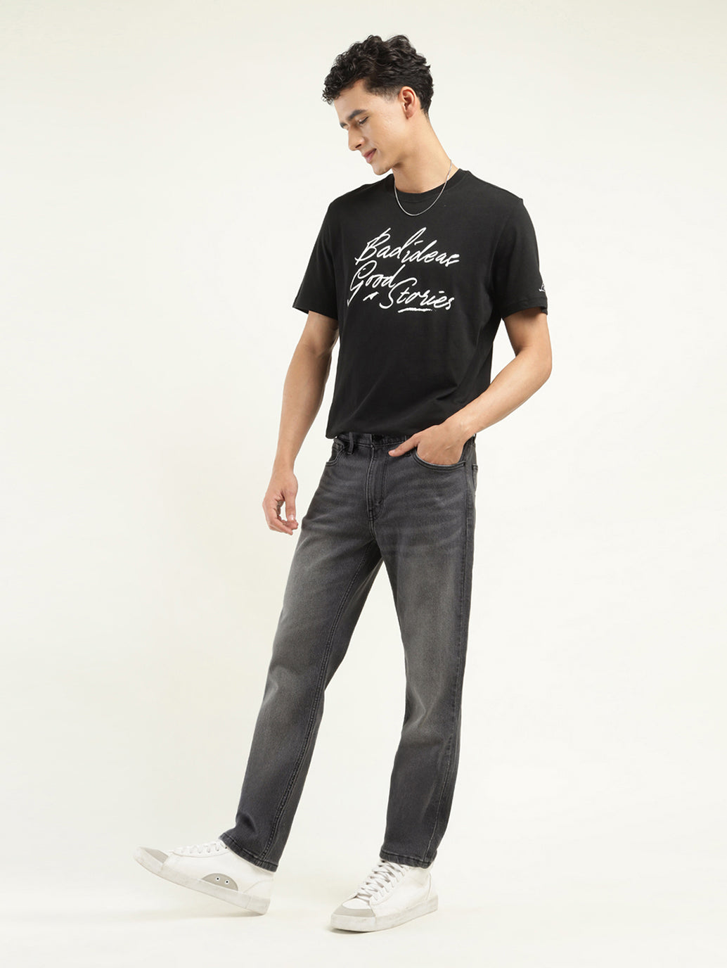 Men's 511 Black Slim Fit Mid Rise Jeans