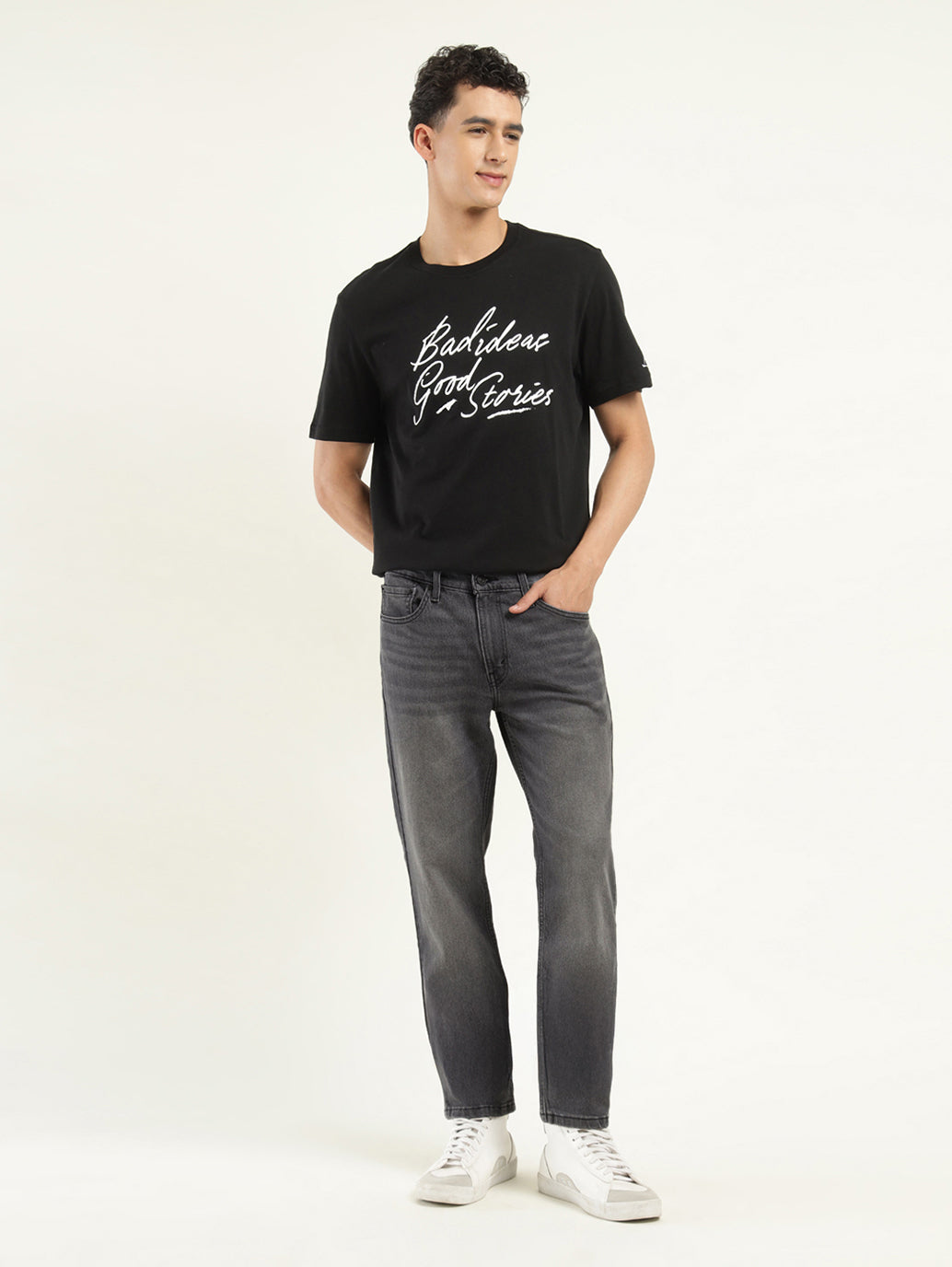 Men's 511 Black Slim Fit Mid Rise Jeans
