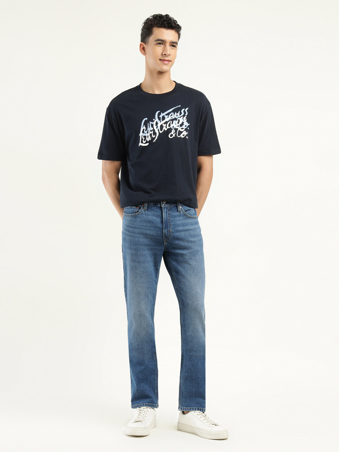 Men's 511 Indigo Slim Fit Mid Rise Jeans
