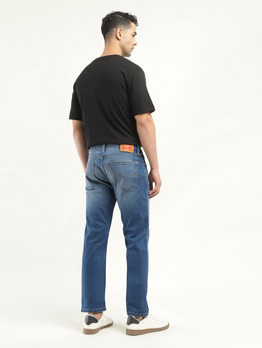 Men's 511 Dark Blue Slim Fit Mid Rise Jeans