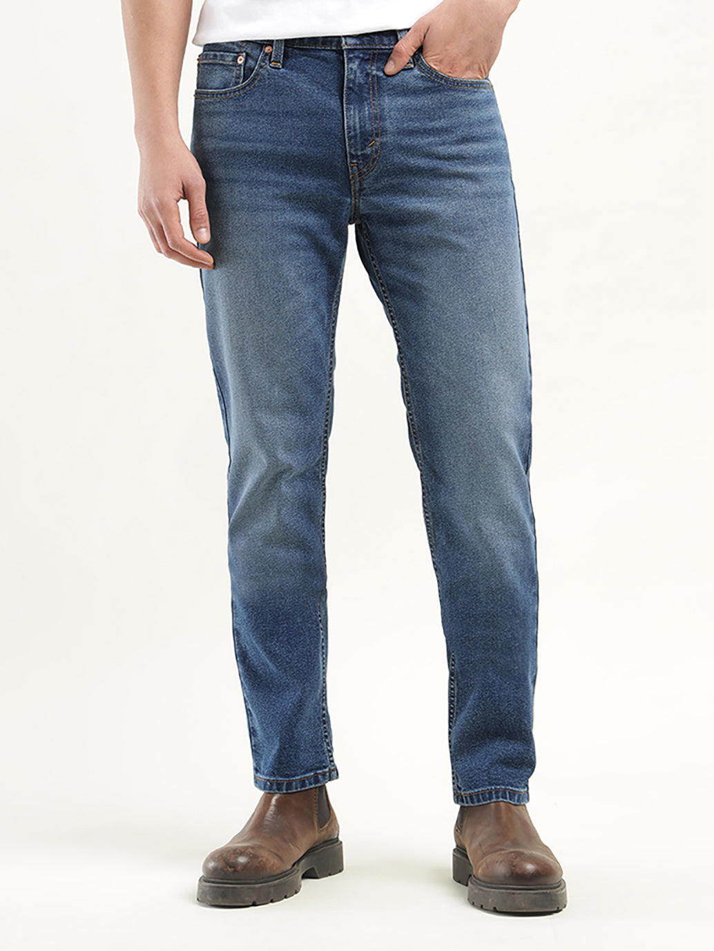 Men's 511 Indigo Slim Fit Mid Rise Jeans