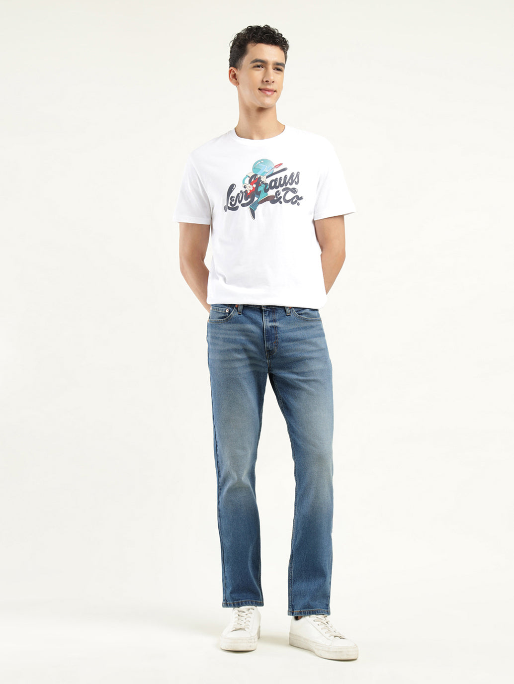 Men's 511 Indigo Slim Fit Mid Rise Jeans