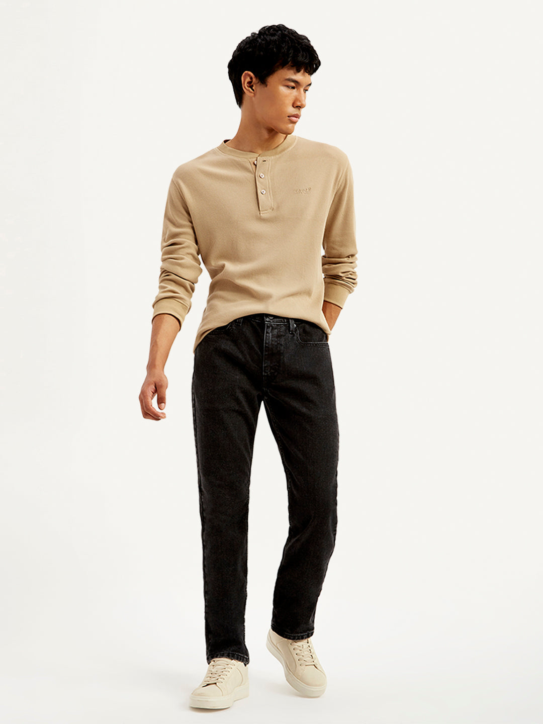 Men's 511 Black Slim Fit Mid Rise Jeans