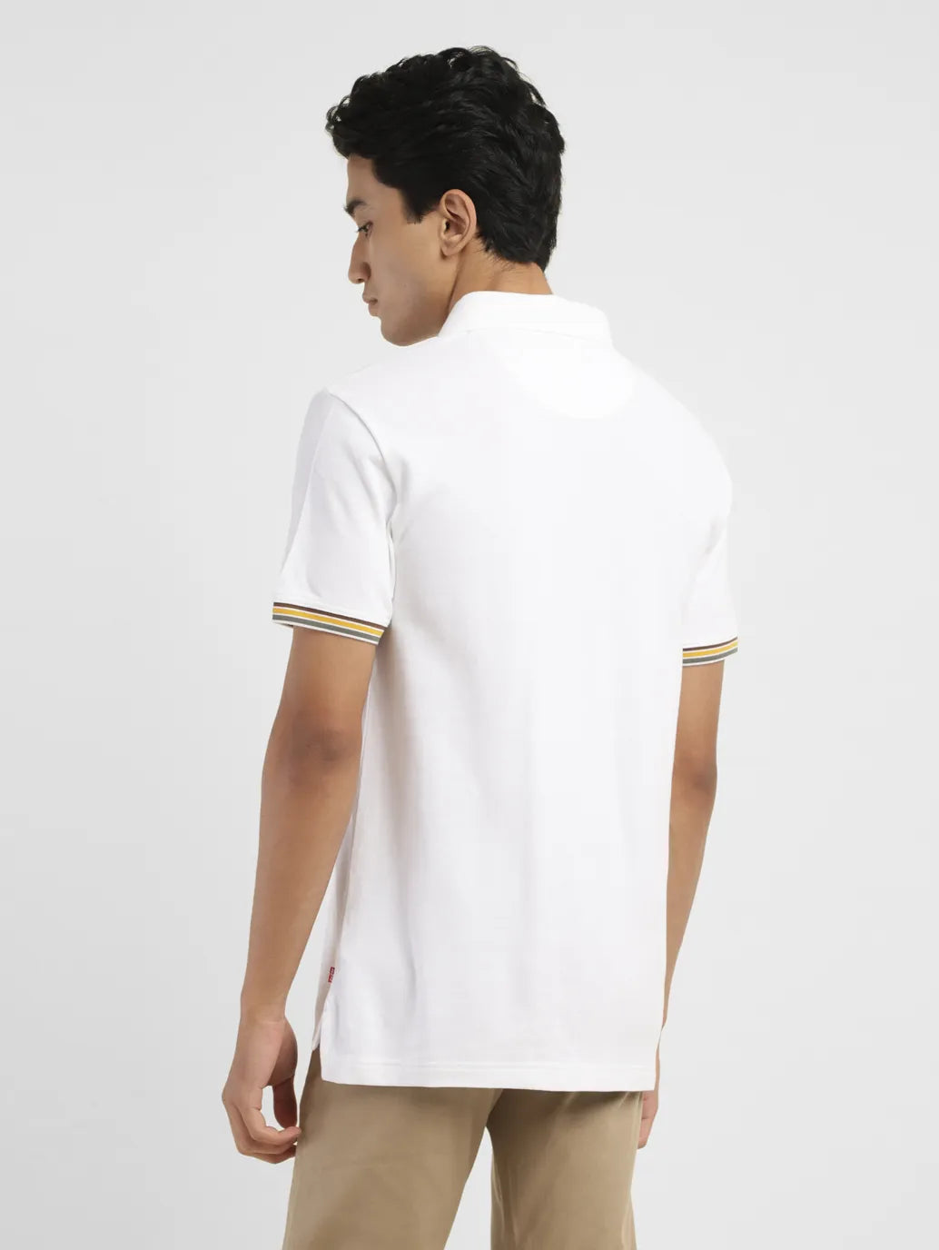Men's Solid Slim Fit Polo T-shirt