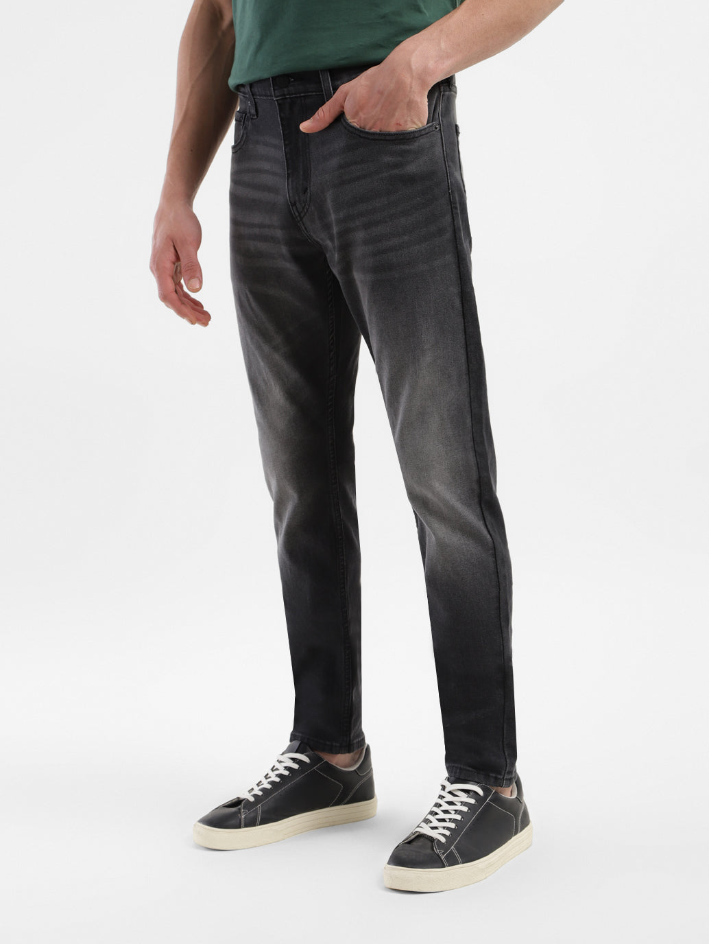 Men's 512 Grey Slim Tapered Fit Mid Rise Jeans