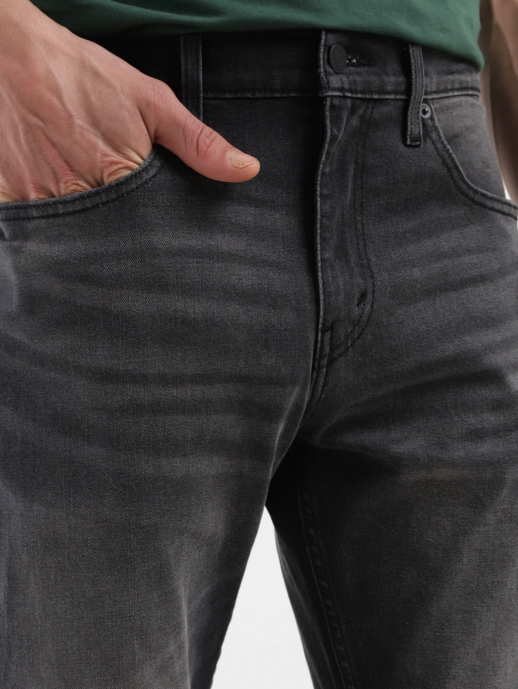 Men's 512 Grey Slim Tapered Fit Mid Rise Jeans