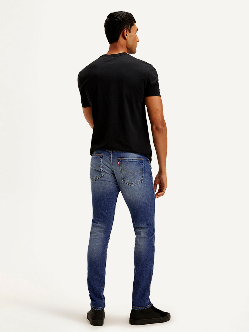 Men's 512 Blue Slim Tapered Fit Mid Rise Jeans