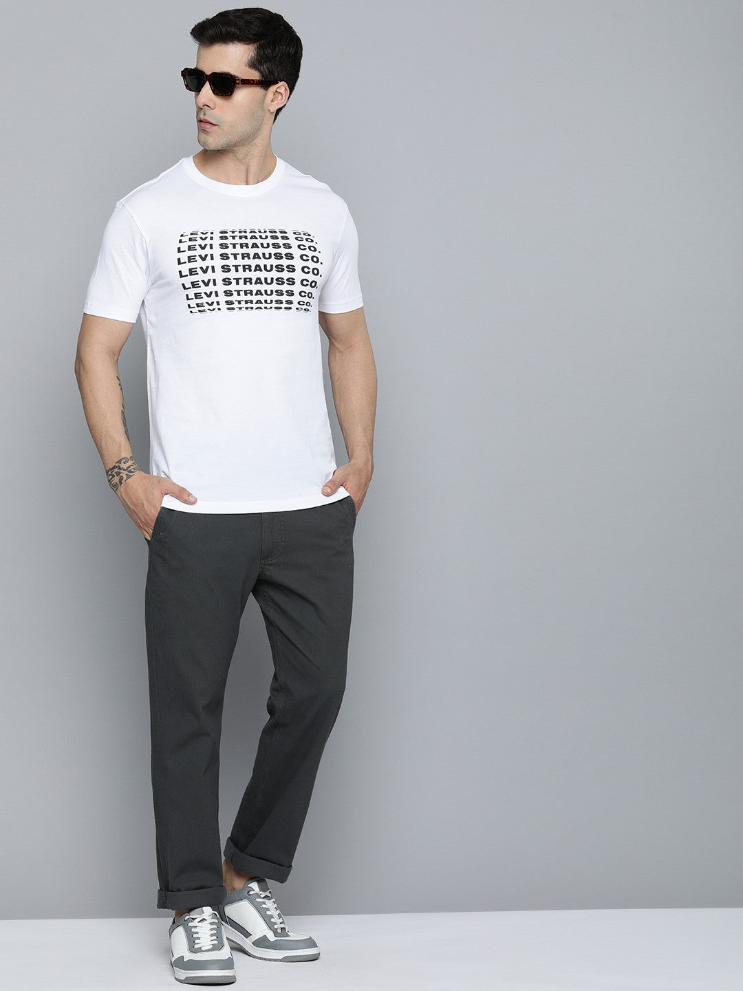 Men's 511 Dark Grey Slim Fit Chinos
