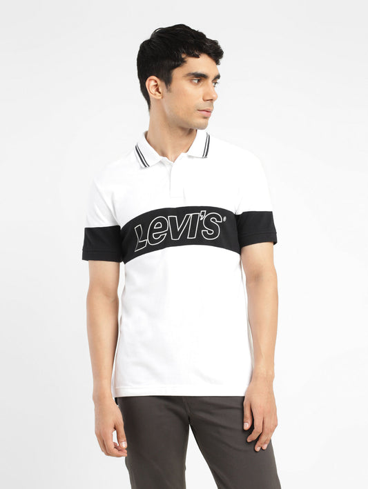Men's Colorblock Polo T-shirt