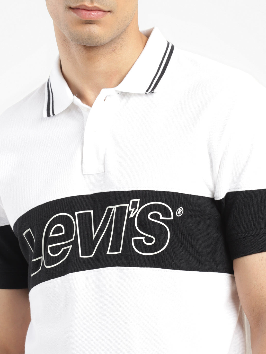 Men's Colorblock Polo T-shirt