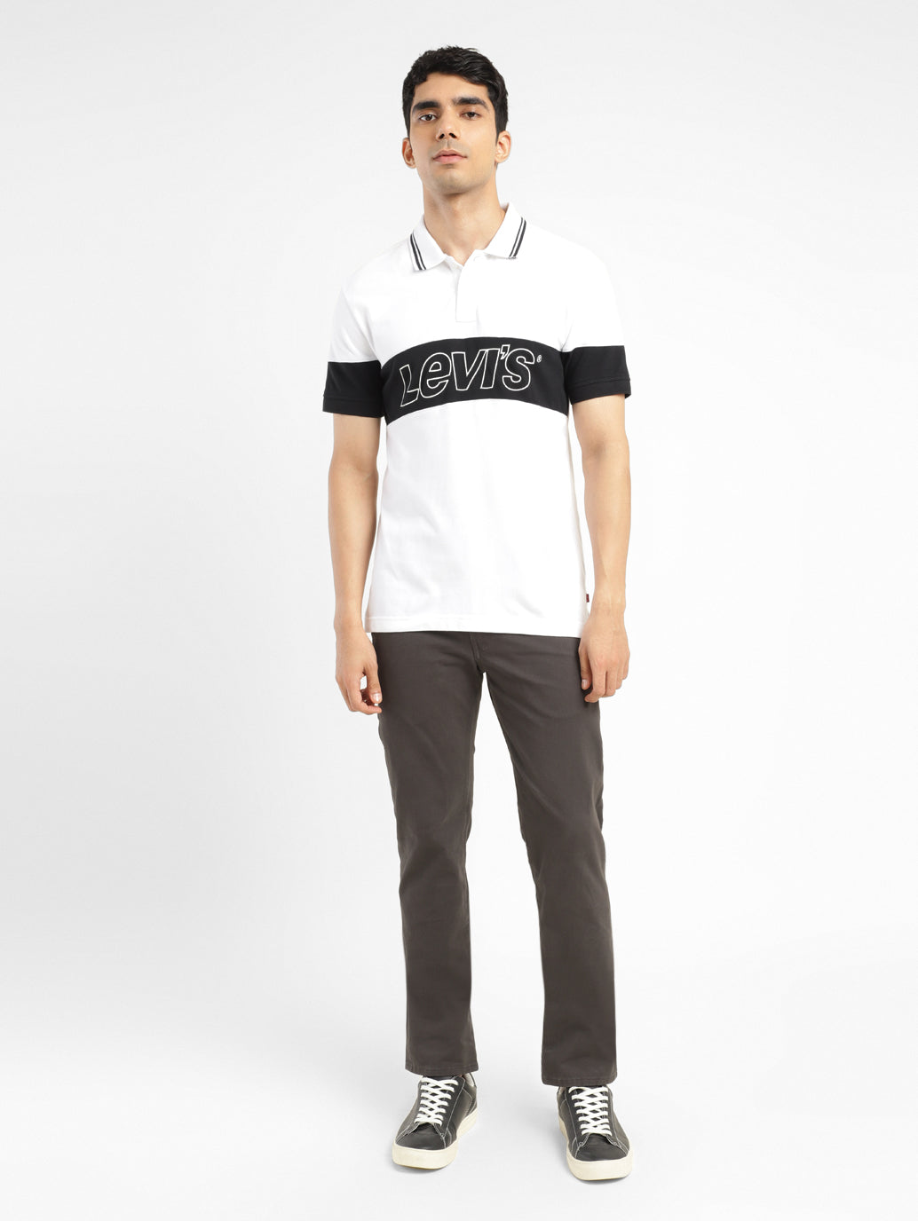 Men's Colorblock Polo T-shirt