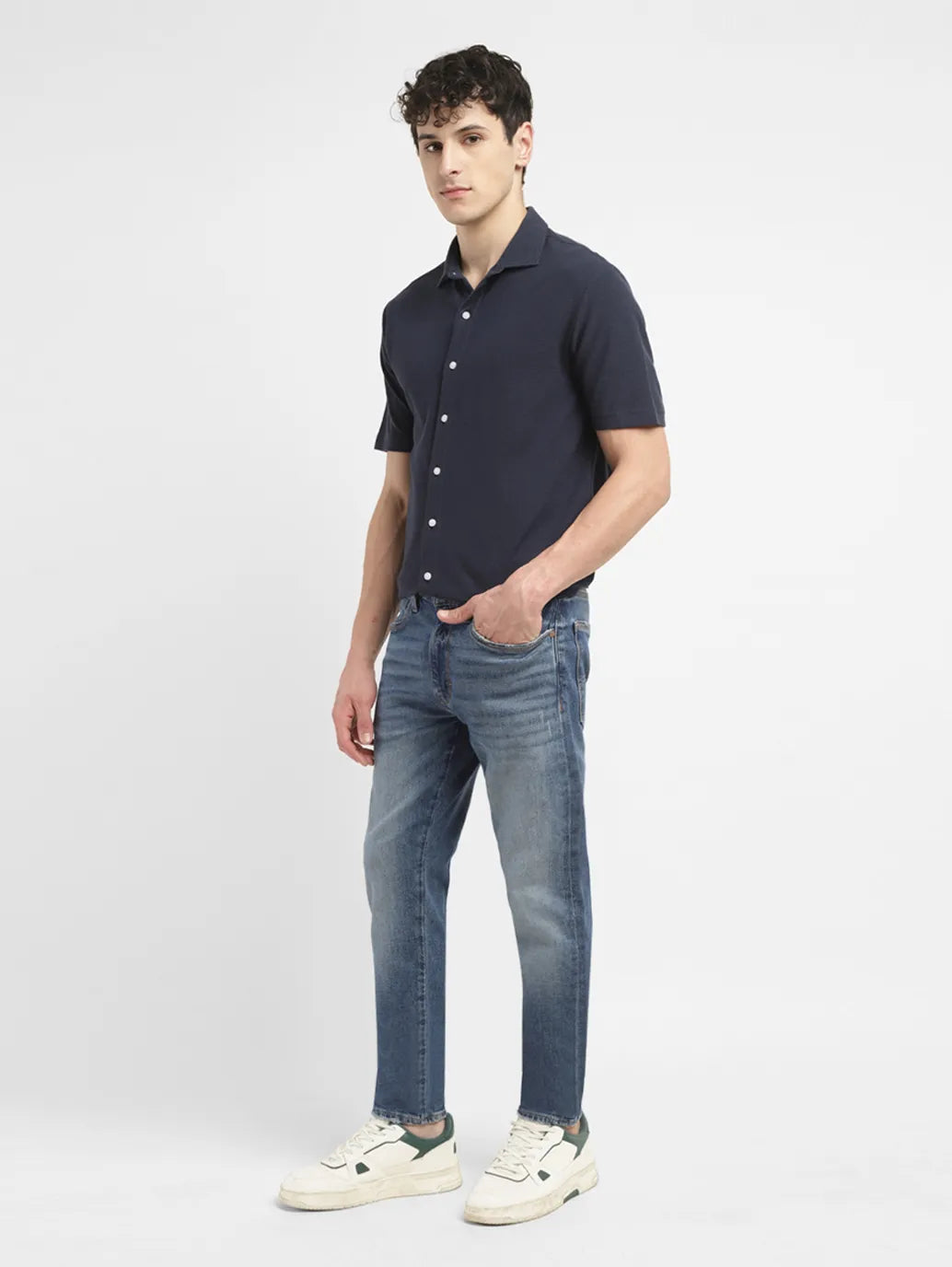Men's 511 Mid Indigo Slim Fit Mid Rise Jeans