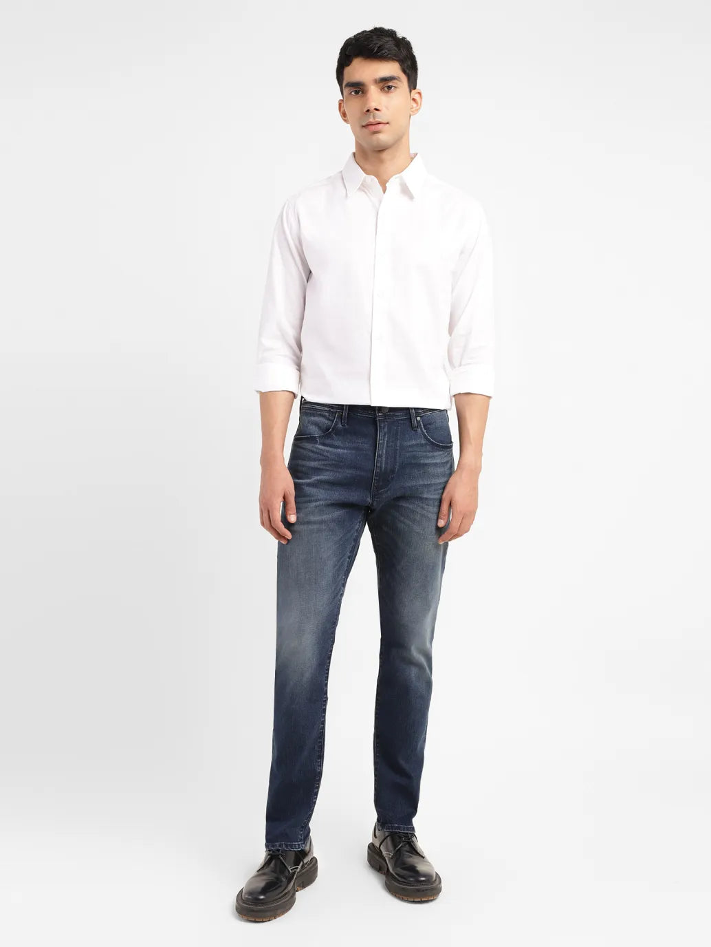 Men's 512 Dark Indigo Slim Tapered Fit Mid Rise Jeans