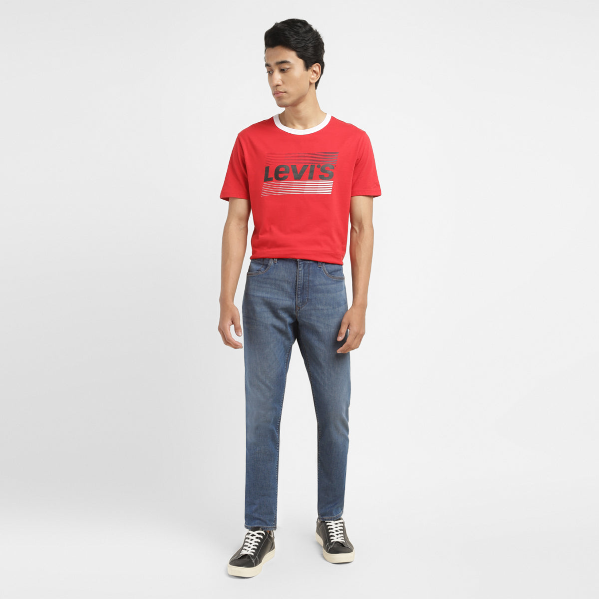 Men's 512 Mid Indigo Slim Tapered Fit Mid Rise Jeans