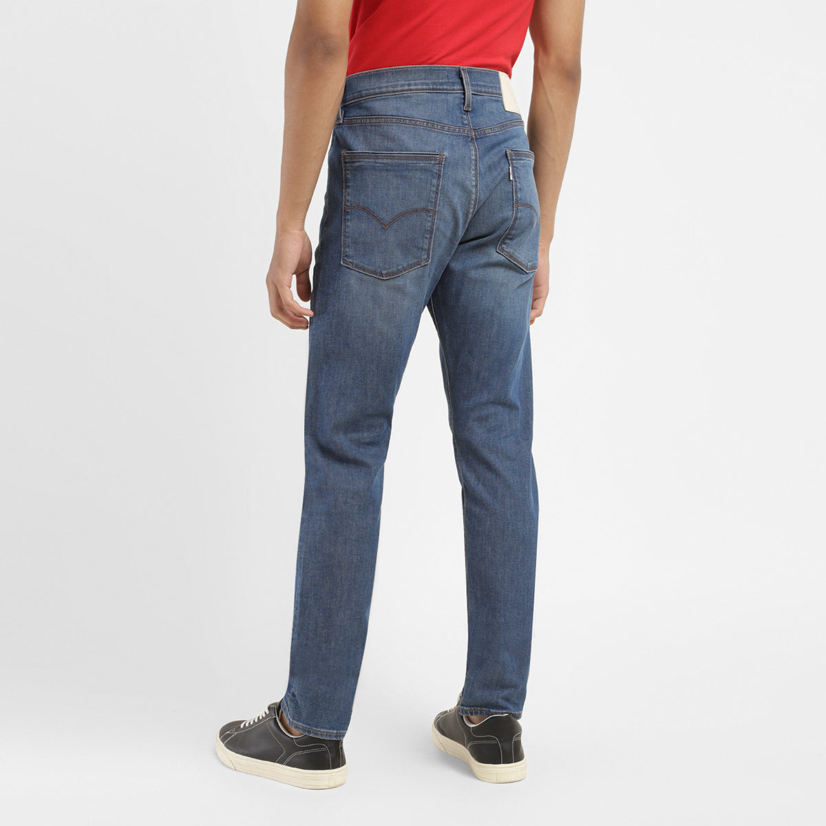 Men's 512 Mid Indigo Slim Tapered Fit Mid Rise Jeans