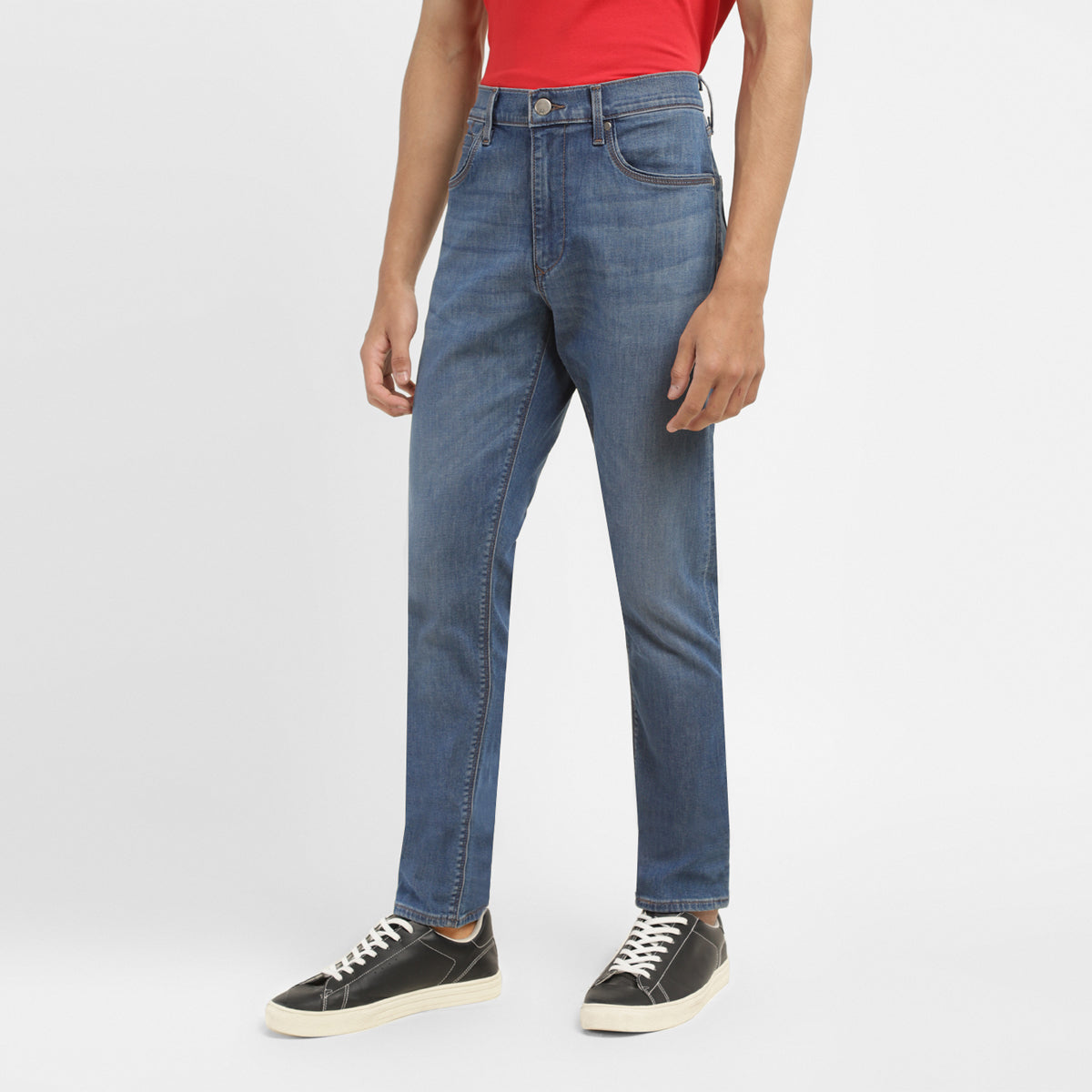 Men's 512 Mid Indigo Slim Tapered Fit Mid Rise Jeans