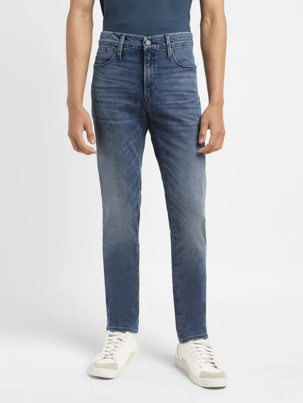 Men's 511 Blue Slim Fit Mid Rise Jeans