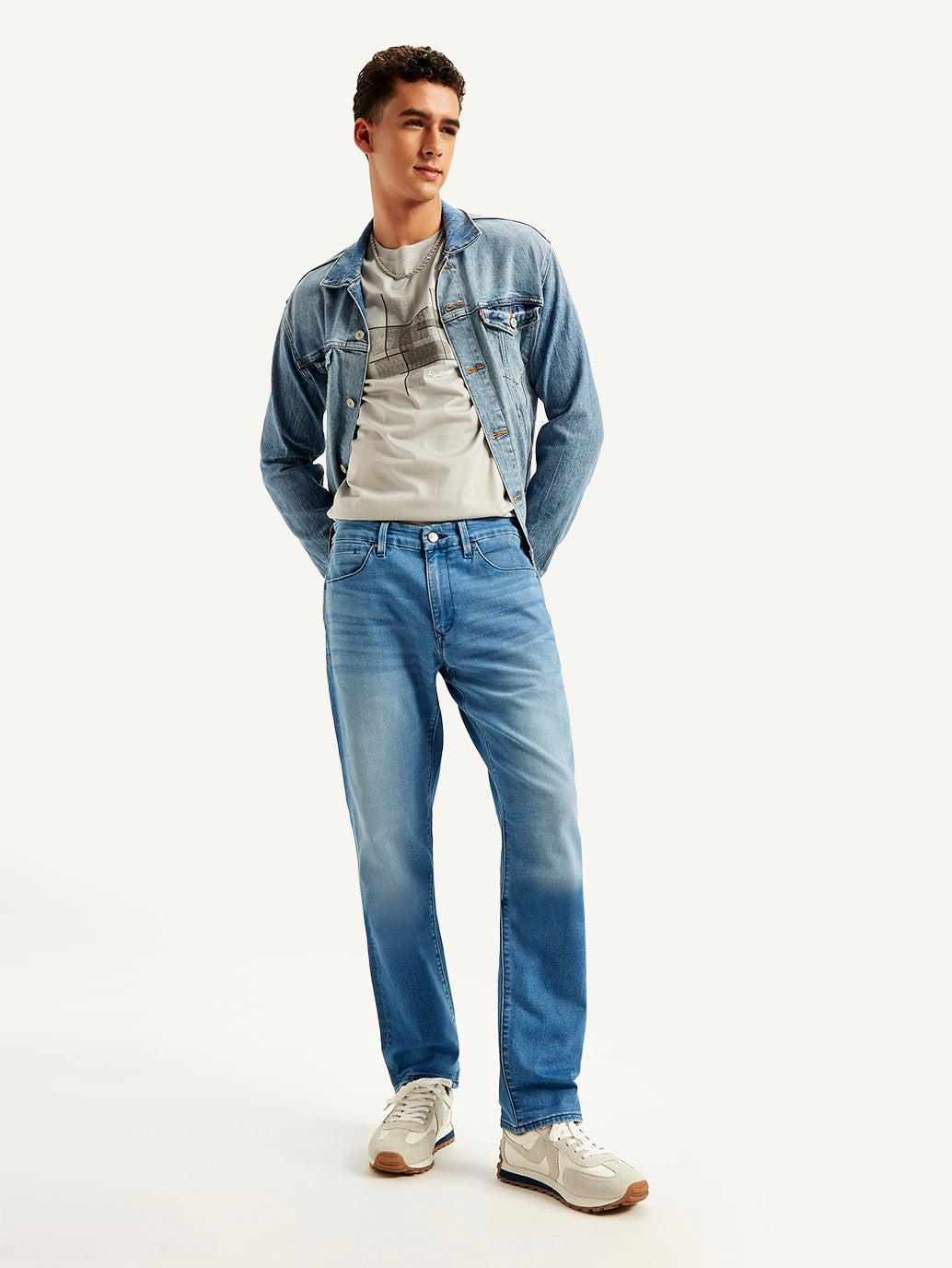 Men's 511 Blue Slim Fit Mid Rise Jeans