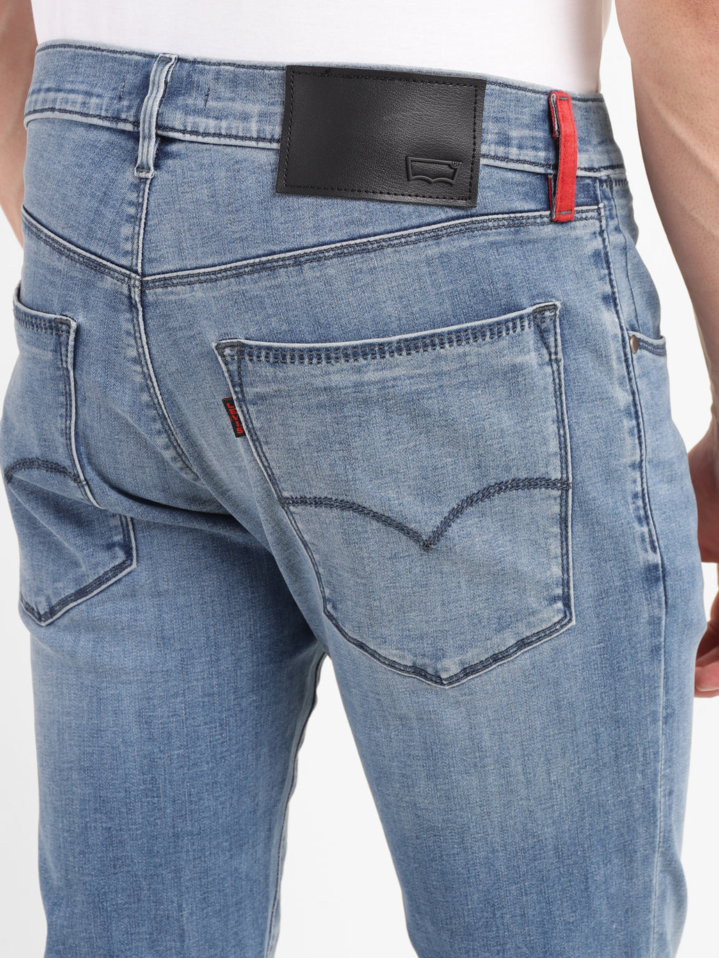 Men's 65504 Light Indigo Skinny Fit Mid Rise Jeans