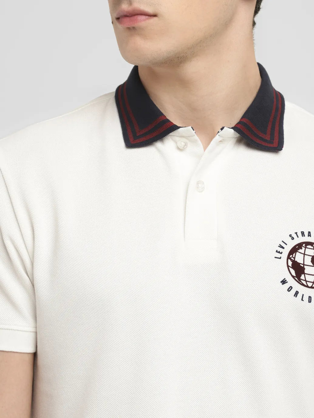 Men's Solid Slim Fit Polo T-shirt