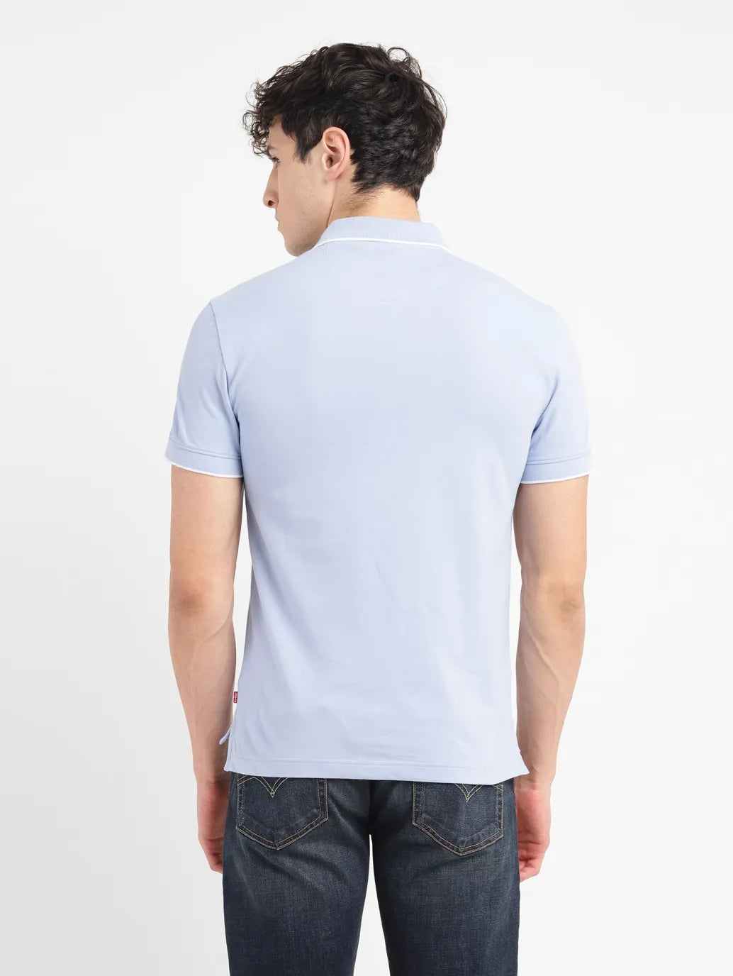 Men's Solid Slim Fit Polo T-shirt