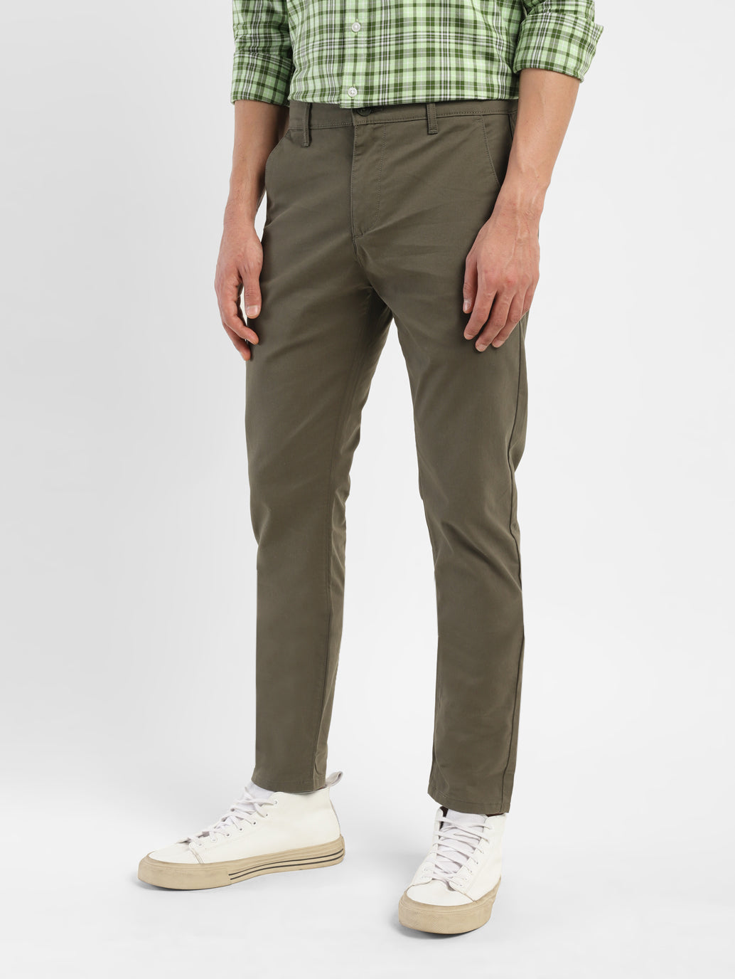Men's 512 Green Slim Tapered Fit Chinos